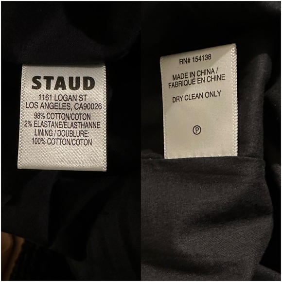 NEW STAUD Cassidy Dress in Black - Picture 13 of 16